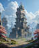 draw a environment concept art