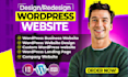build, redesign, or customize a professional wordpress website for your business