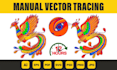 trace and convert logo or image to high quality vector