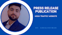publish your press release content on PR website