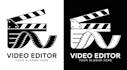 create a custom film logo with reel and camera elements