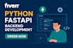 build secure fastapi rest API with jwt auth and postgresql