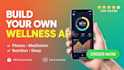 design and develop health fitness app with workout diet tracking