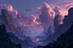 fantasy landscapes, illustration, environment