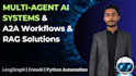 build custom ai agents, rag chatbots and multi agent systems