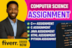 assign computer science java cpp python coding tasks and projects