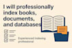 index books, documents and databases