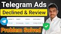 fix telegram ads, decline ads, forex promotion to 300k telegram subscribers