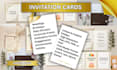 design modern invitation cards for special occasions