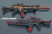 create 2d weapons from guns of a art