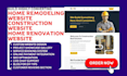 build highly converting home improvement home renovation construction website