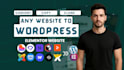 copy clone convert hostinger ai, replit, durable, lovable or wix to wordpress