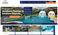 design swimming pool website pool construction website