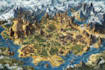 draw handdrawn fantasy dnd world map design city map