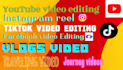 do capcut video editing for youtube , instagram and tiktok
