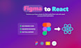convert figma  into clean, responsive react page with react