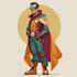 design original superhero character