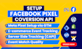 setup facebook pixel, meta conversion API, and ga4 server side tracking with GTM