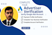 do google ads account advertiser verification