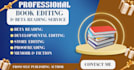 do developmental edit,format beta read fantasy, proofread, story editing, memoir