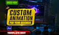 edit your after effects templates to customise video