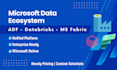 build azure data pipelines using adf, databricks, and ms fabric
