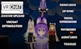 create custom vrchat furry avatar, 3d avatar, anime vr character, vrchat unity