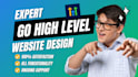 design ghl website and landing page