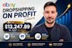 do ebay dropshipping on profit share