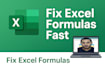 fix excel formulas or errors fast in your spreadsheet