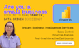make interactive visualizations in power bi, focus on small businesses