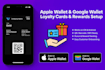 build apple wallet google wallet loyalty cards with rewards