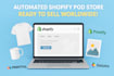 build profitable shopify print on demand store with printful, printify, gelato