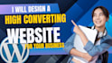 design a high converting responsive website