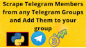 do telegram scraper bot, web scraping bot, telegram chatbot, scraping via python