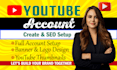 do youtube channel create and setup