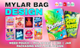 design weed mylar bags, cannabis packaging, cbd pouch