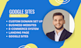 design google sites website landing page