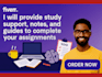 do study support, notes, and guides to complete your assignments