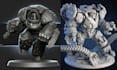 create 3d warhammer40k model warhammer 40k 3d robot design 3d miniature model