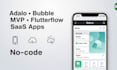 design and develop adalo apps mvp saas bubble io flutterflow mobile application