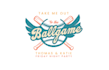 design baseball rehearsal party logo
