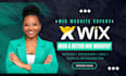 wix website design wix website redesign wix website development wix website