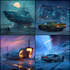 design spaceship, sci fi illustration and sci fi ar