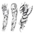 create unique custom tattoo design for you, sleeve tattoo