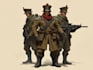 draw 2d game art military character design