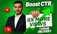design high CTR youtube thumbnail in just 1 hour