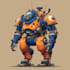 do anime style mecha robot illustrations