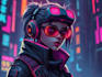 design anime character , cyberpunk character