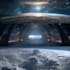 create high quality space art and futuristic space scenes